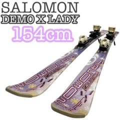 バインセット】SALOMON サロモン DEMO X Lady 154cm - メルカリ