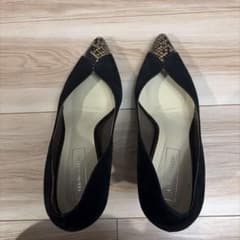 Odette e Odile パンプス 24cm パイソン柄ヒールのサムネイル