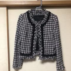 ツイードジャケット ノーカラージャケットのサムネイル