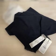 FALCONERI カシミヤ 100% ネイビー マフラー - メルカリ