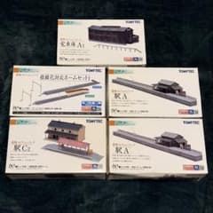 TOMYTEC ジオコレ 駅A 駅C2 電車庫A1 ホーム 5箱 未開封 TOMYTEC ジオコレ 駅A 駅C2 電車庫A1 ホーム 5箱 未開封 - メルカリ