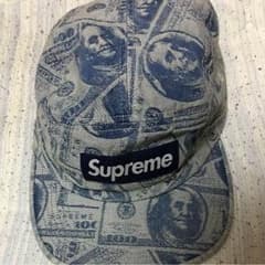 【送料込み】100 Dollar Bill Camp Cap 【supreme】のサムネイル