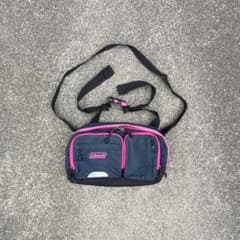 archive Coleman waist bag navy pink Y2K - メルカリ
