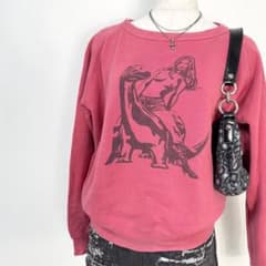 y2k❤️90s HYSTERIC GLAMOUR ヒスガール 恐竜 スウェット - メルカリ