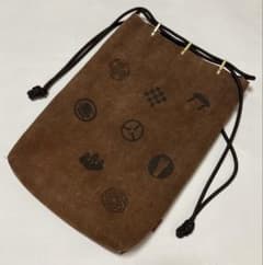 和装　信玄袋　合切袋　酒袋　利休　茶道紋様入り