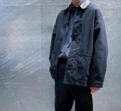 【25AW】H BEAUTY&YOUTH フェードレザーカラーカバーオールOvy H＞フェード レザーカラー カバーオール 2