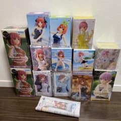 2/8までの限定価格 五等分の花嫁フィギュア13個＋ロングエアクッション