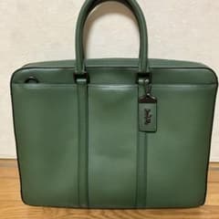 COACH コーチ メトロポリタンスリムブリーフ グリーン COACH コーチ