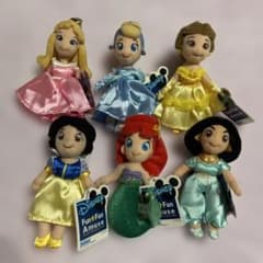 ディズニー プリンセス キーチェーンマスコット 全6種セット コンプのサムネイル