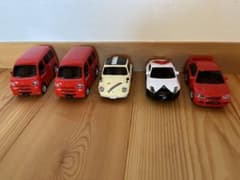 ミニカー 5台セット 日本郵便 パトカー スポーツカーのサムネイル