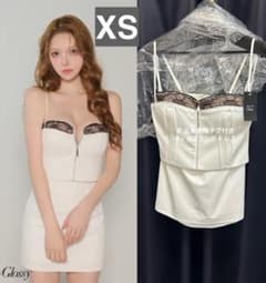 XS GL5006ローブドフルールグロッシーキャバドレスAngelR IRMA系 