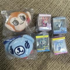 ナルミヤキャラクターズ　ミニチュアパッケージチャーム　フェイスぬいぐるみ　6個のサムネイル