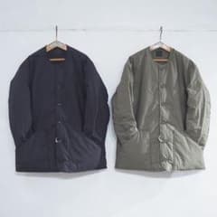 専用orSlow オアスロウ　コットン　シェルジャケット　ノーカラー　ダウン 専用orSlow オアスロウ コットン シェルジャケット ノーカラー ダウン