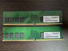 I-O DATA DDR4-2666 8GB メモリ 2枚セット I-O DATA DDR4-2666 8GB×2 デスクトップPC用メモリセット - メルカリ