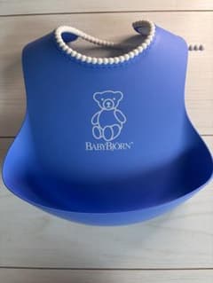 BABYBJORN ベビービョルン お食事エプロン スタイ ブルーのサムネイル