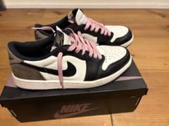 Nike Air Jordan 1 Low Mochaピンク紐早い者勝ち Nike Air Jordan 1 Low Mochaピンク紐早い者勝ち - メルカリ