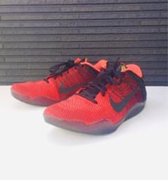 NIKE KOBE 11 ELITE LOW 赤黒オレンジ - メルカリ