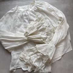 MALION vintage cityshop 別注　レース付き長袖ブラウス MALION vintage cityshop 別注 レース付き長袖ブラウス - メルカリ