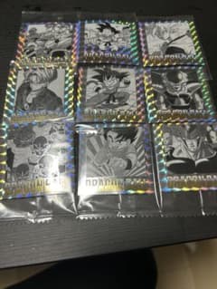 【別売可】ドラゴンボール キャラクターズコレクション ホログラムシール 9枚！のサムネイル