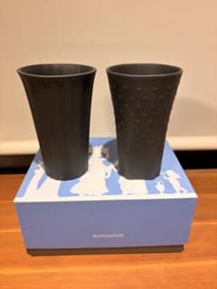 【未使用】WEDGWOOD ビアマグ グラスセット ブラックのサムネイル