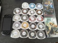 [명작 21개 첨부]PSP-3000 본체 & 21개 소프트 첨부