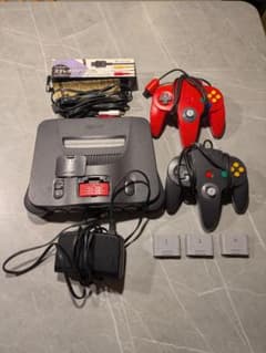 Nintendo64 本体 拡張パック、コントローラーパック3つ付 - メルカリ