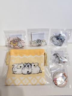 夜は猫といっしょ　モンスターハンター 　巾着　アクキー　缶バッジのサムネイル