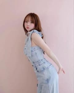 サロペット・オーバーオール・オールインワン ANDMARY Ribbon denim allinone S ANDMARY】Nicola ribbon denim allinone - メルカリ