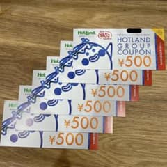 ホットランド 銀だこ 株主優待券 6枚セット3000円分のサムネイル