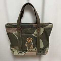 POLO RALPH LAUREN ポロベア トートバッグ カモフラ - メルカリ