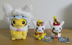 【ポケモンセンター限定】 ピカチュウ ぬいぐるみ 3種セット