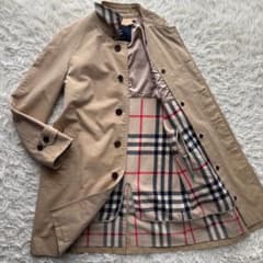 激レア美品】バーバリーロンドン ステンカラーコート メガチェック