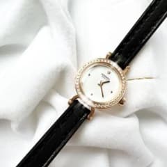 極美品 HERMES エルメス 《フォーブル》 PG ミニ ダイヤモンド 腕時計 
