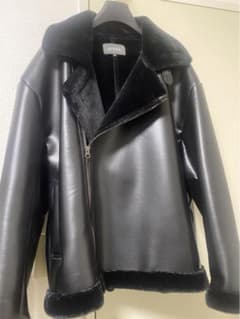 【美品】 ムートンダブルライダース AIVERのサムネイル