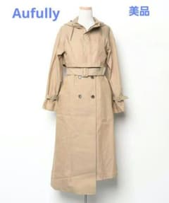 美品✨自由区 オンワード樫山 スプリングコート 38 M ライトグレー