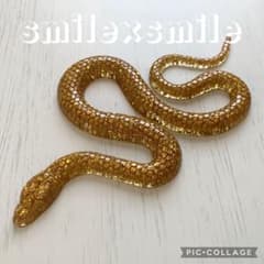 ⭐️蛇の抜け殻入り！金蛇のオルゴナイト(シトリン)⭐️ - メルカリ