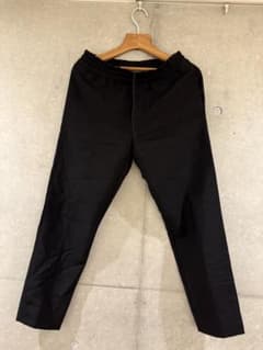 Acne Studios ブラック スラックス イージーパンツ　黒のサムネイル