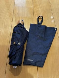 コカゲ　折りたたみ傘　COKAGE + ３段折りたたみ傘　デニム コカゲ 折りたたみ傘 COKAGE + 3段折りたたみ傘 デニム - メルカリ