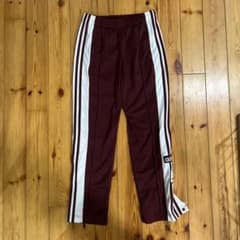 adidas バーガンディ ジャージパンツ Sのサムネイル