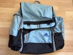 adidas バックパック 青/黒 3本ラインのサムネイル