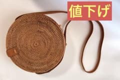 【最終値下げしました】サークル型 かごバッグ ショルダーのサムネイル