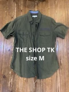 THE SHOP TK 半袖シャツ M カーキのサムネイル