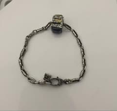 GUCCI グッチ ブレスレット スクエアG カラーストーン Ag925 - メルカリ