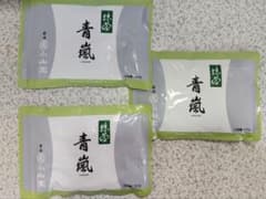 宇治 丸久小山園 抹茶 青嵐100g袋 【3袋セット】賞味期限2027年1月以降