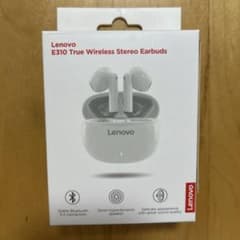 Lenovo E310 トゥルーワイヤレスステレオイヤホン(ホワイト)のサムネイル