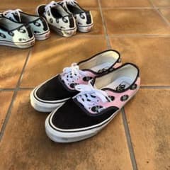 WACKO MARIA ✖️VANSレコード柄スニーカー　ピンク WACKO MARIA ✖️VANSレコード柄スニーカー ピンク - メルカリ