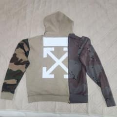 OFF-WHITE カモフラージュ パーカー フーディ 迷彩 XL - メルカリ