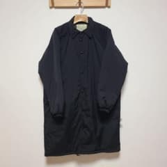 SSZ ロングコーチジャケット PRIMALOFT 中綿入り ブラック Sサイズ 