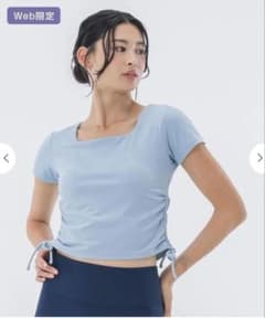 Lサイズ【SUKALA】カップ付きルーシュドサイドTee 美品】SUKALA カップ付きルーシュドサイドTee（M size/水色） - メルカリ