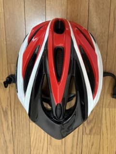 出品一時停止予定ocle ロードバイク用 ヘルメット レッド/ホワイト/ブラックのサムネイル